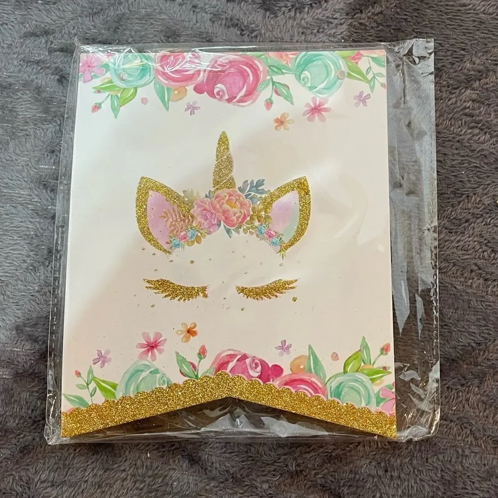 Unicorn Party Decorations set of 81 NWT